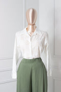 Blusa Blanca camisera bordada - BL2173-S