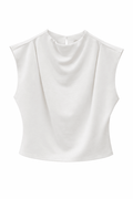 Blusa blanca estructurada - BL3821-BLS