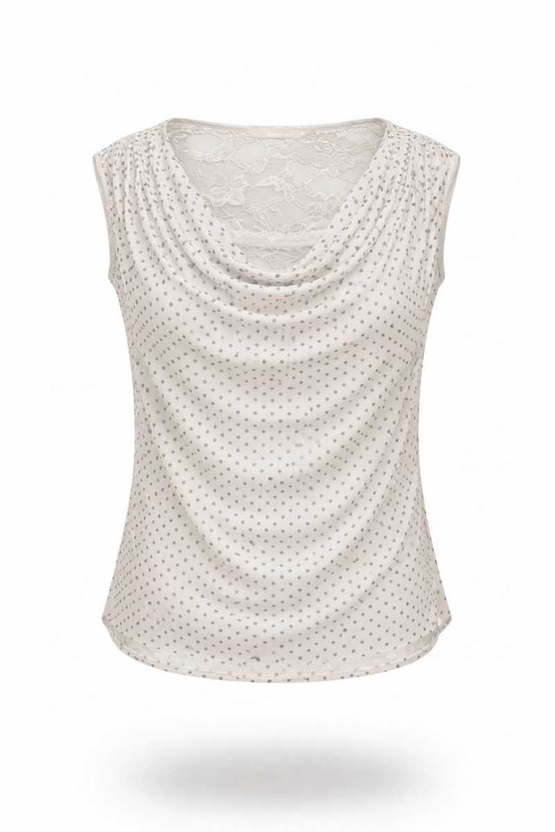 Blusa Blanca Lunares - BL6701-BLS