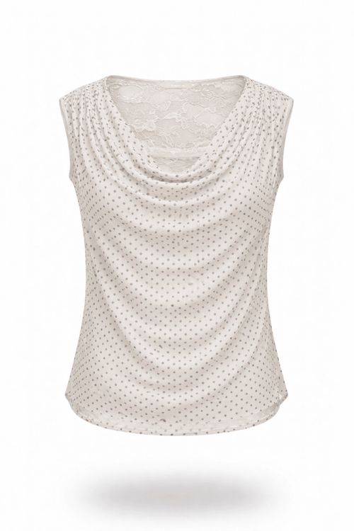 Blusa Blanca Lunares - BL6701-BLS