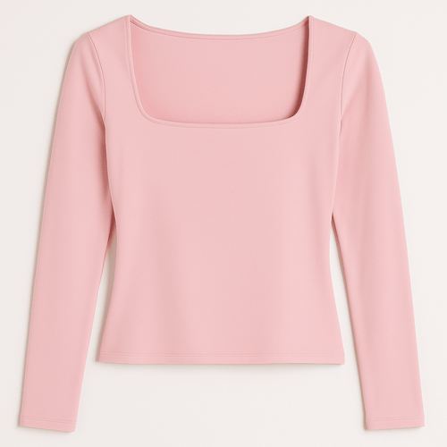 Blusa manga larga rosada - BO1209-RSS