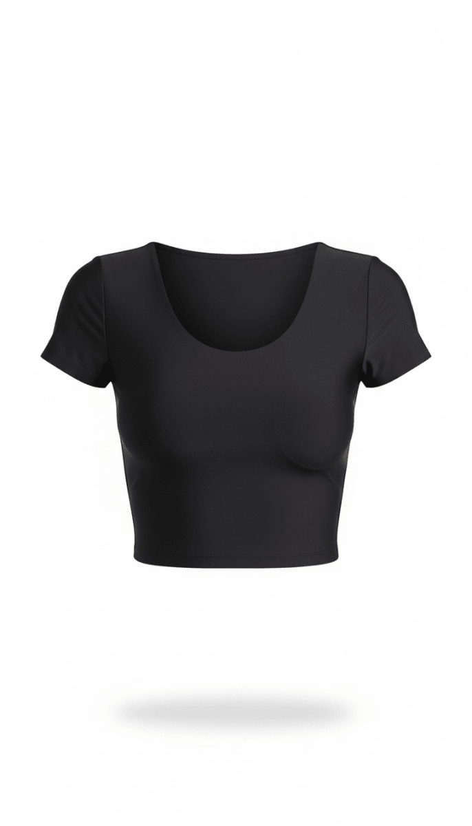 Blusa Negra Corta - BL0475-NES