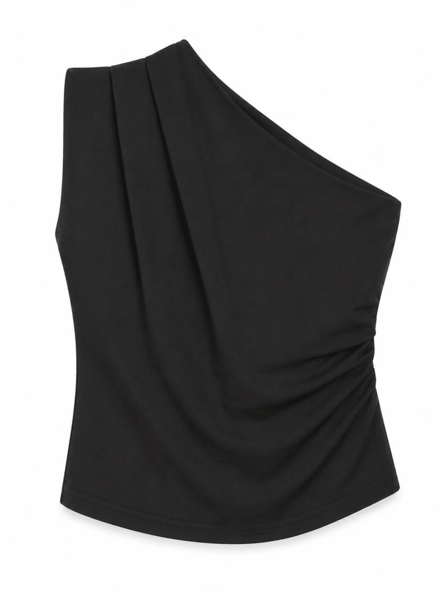 Blusa Negra medio hombro - BL0056-NES