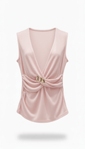 Blusa Rosa con abertura - BL5274-RSS
