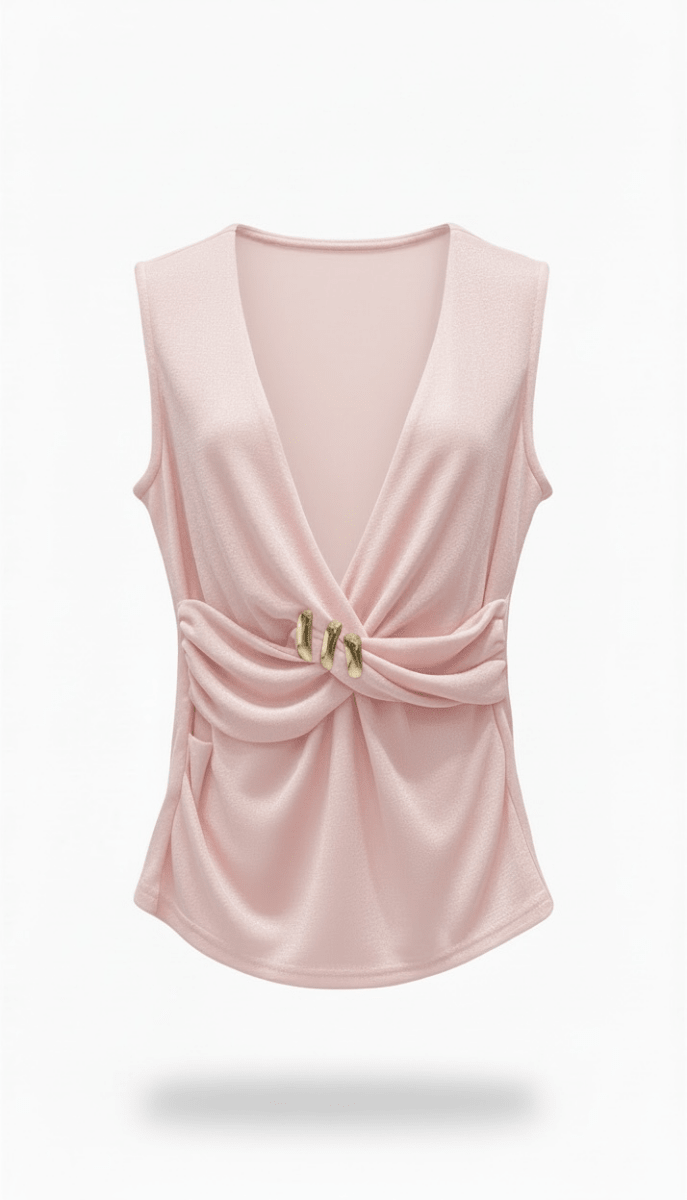 Blusa Rosa con abertura - BL5274-RSS