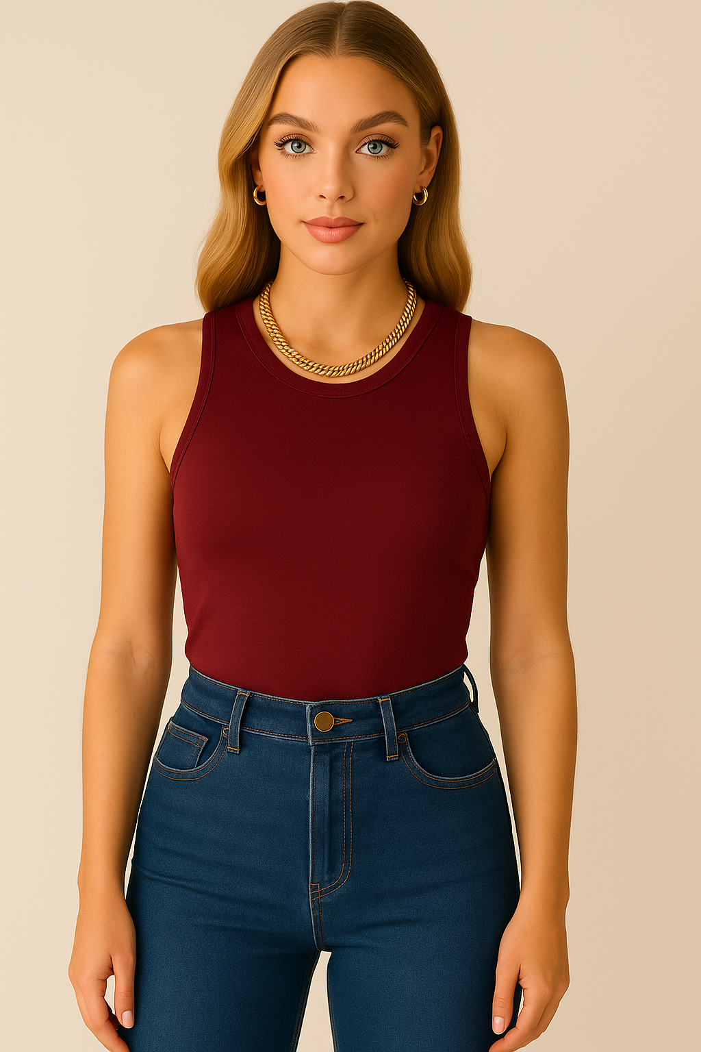 Blusa Vino básica