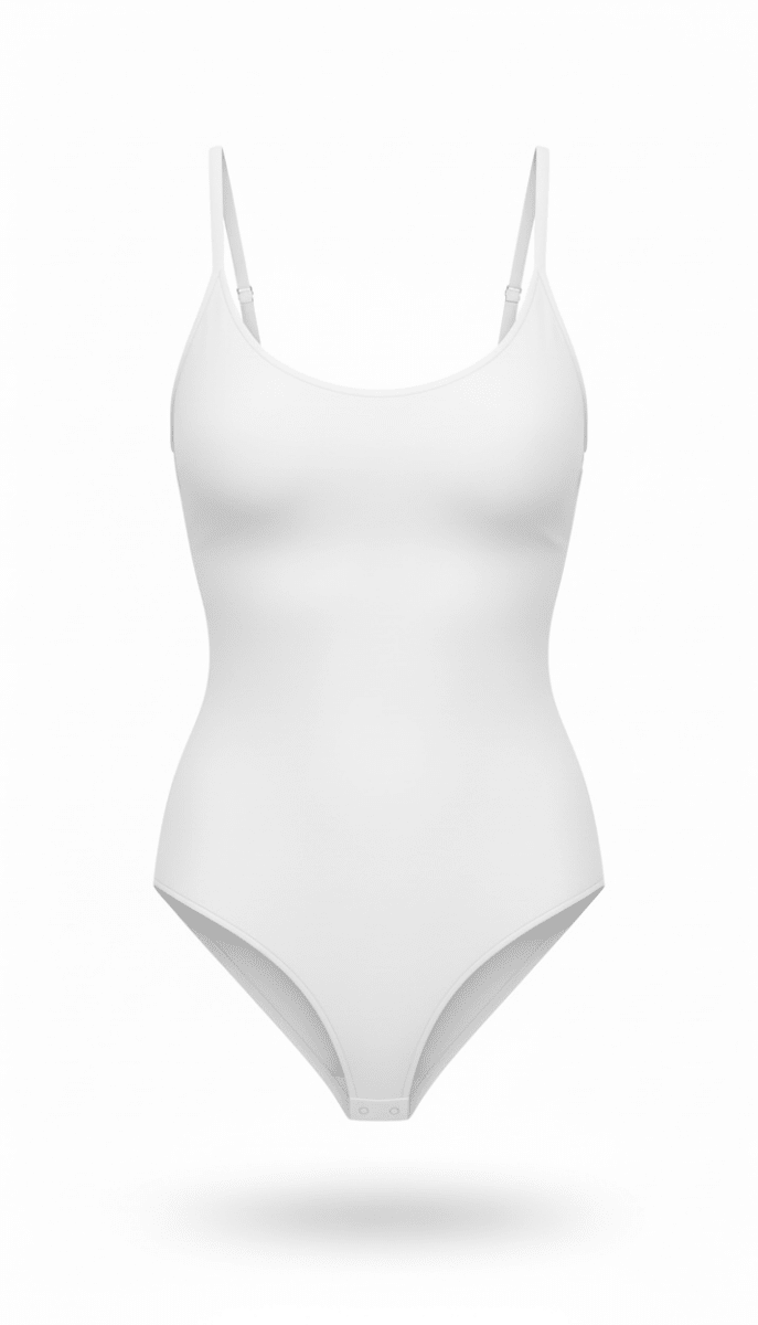 Body Blanco con control de abdomen - BO0992-BLS