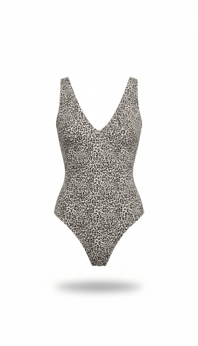 Body Gris Leopardo - BO0985-GRS