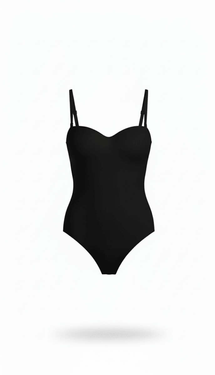 Body Negro con tirante - BO0499-NES