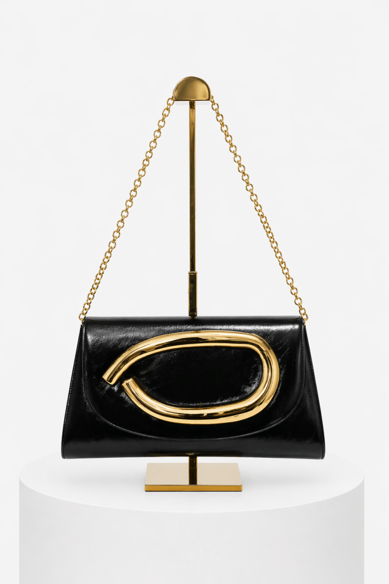 Bolso de mano negro - BO0409-NE