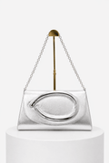 Bolso de mano plateado - BO0409-PL