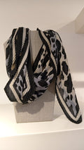 Bufanda Negra con Beige tribal - B716-NBT