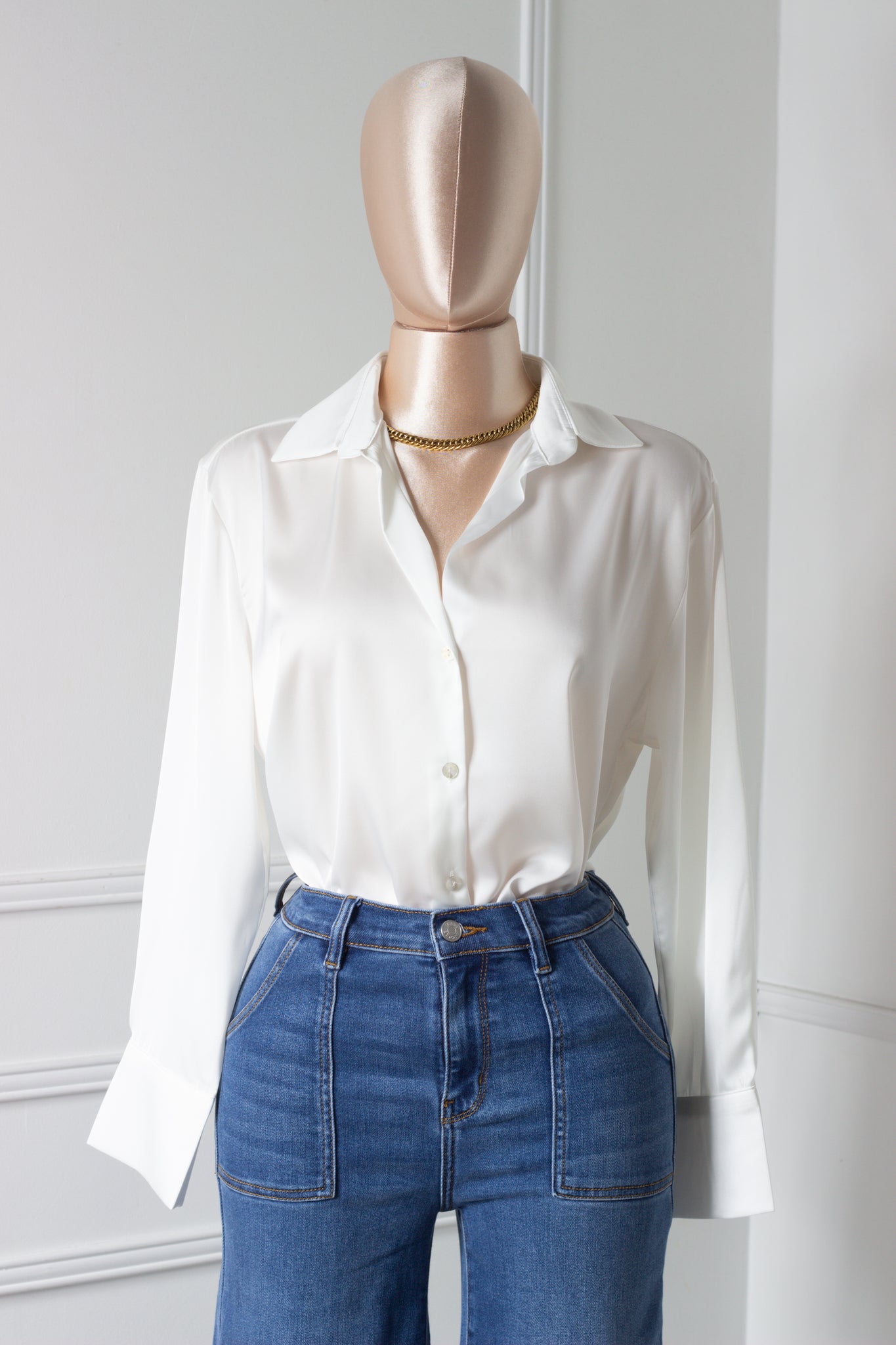 Camisera Blanca manga larga