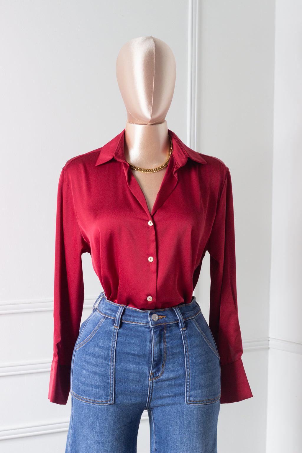 Camisera Roja manga larga