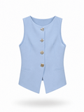 Chaleco Celeste - VS1234-AZS