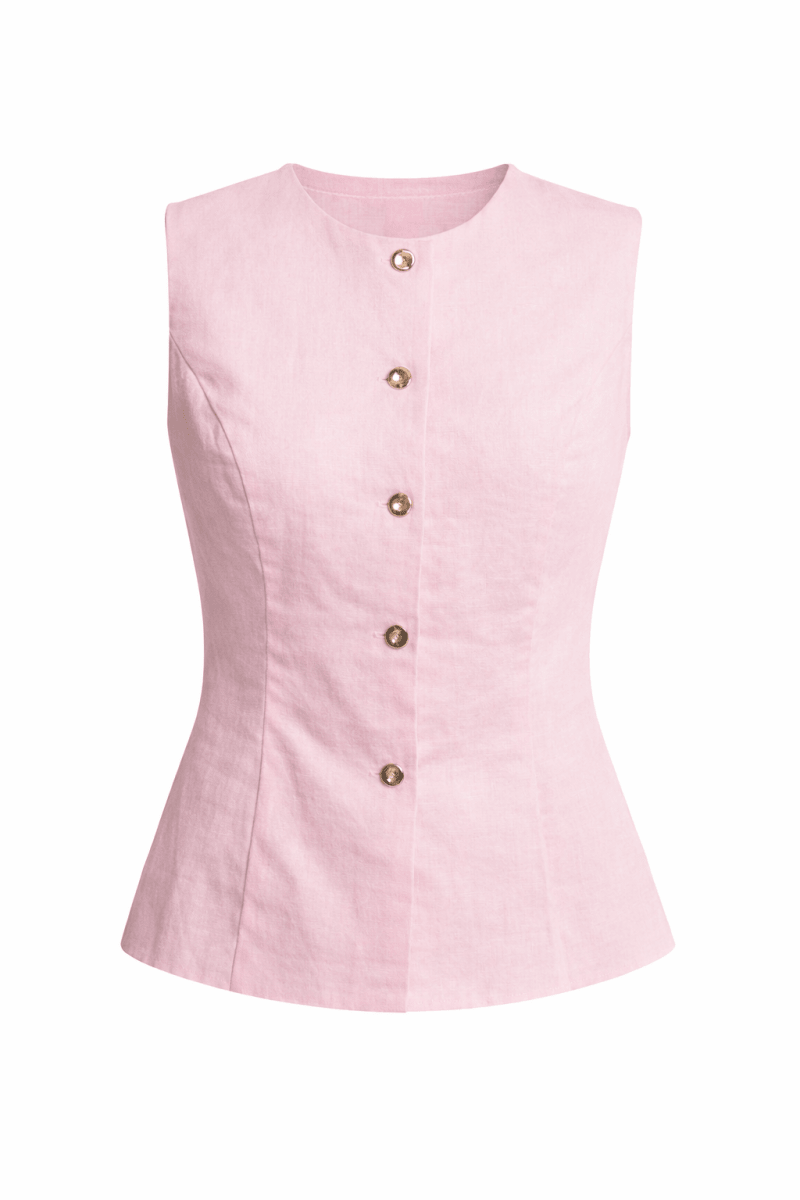 Chaleco Rosa Lino - CH5218-RSS