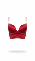 Crop Rojo top con copas - BL0631-ROS