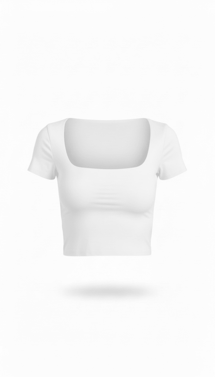 Crop top blanco - BL0530-BLS