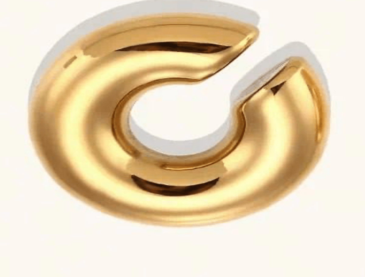Ear cuffs chapados en oro - A9114