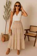 Falda Beige Larga - FA1012-BES