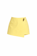 Falda Short Amarilla con pendiente - FA6815-AMS