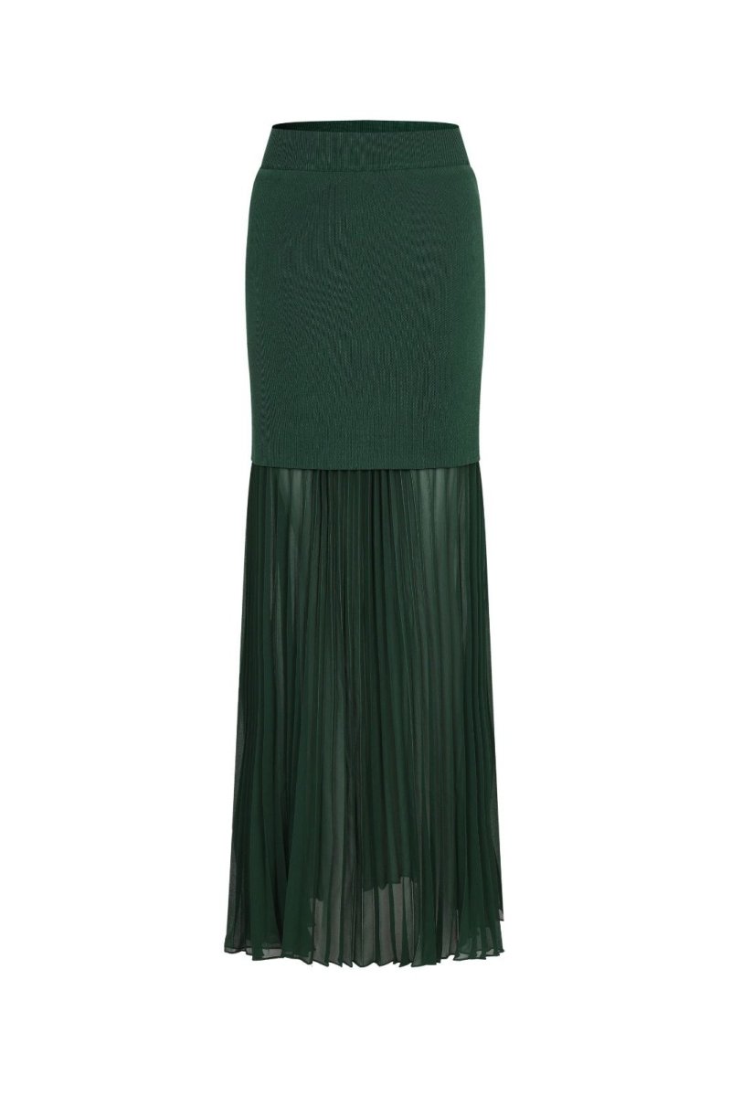 Falda Verde larga - FA0001-VES