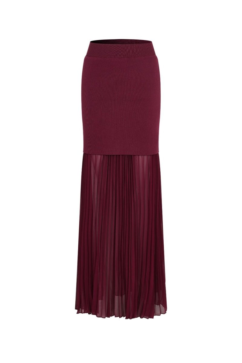 Falda Vino larga - FA0001-VIS