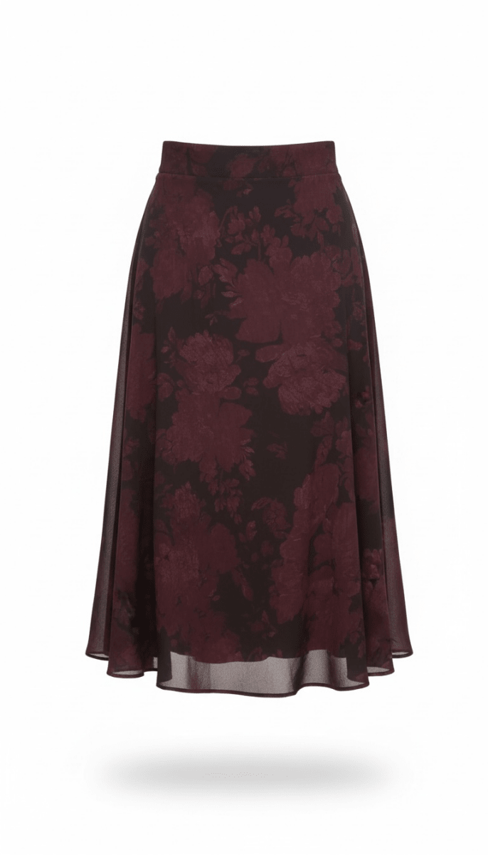 Falda Vino - FA7781-VIS
