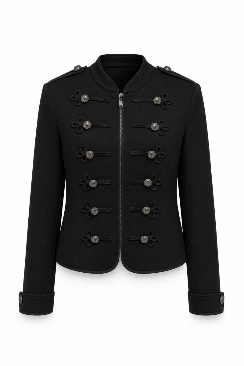 Jacket Napoleón negra - JA9729-NES