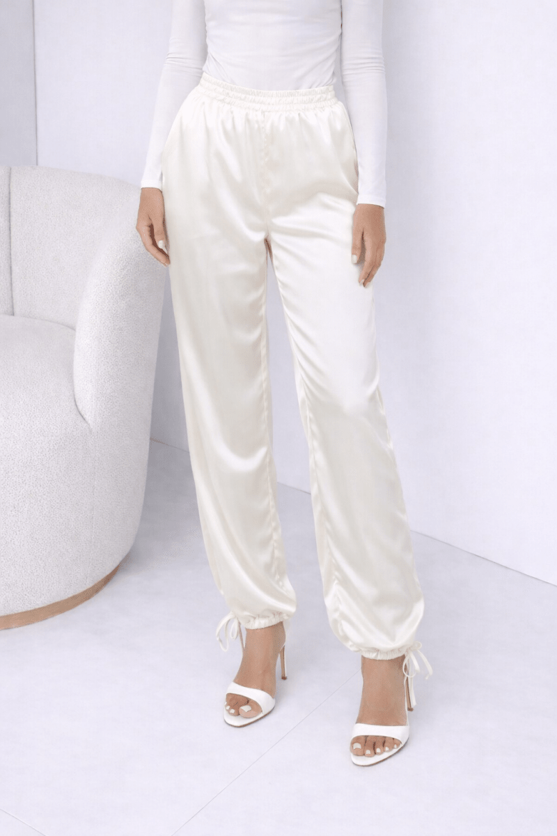 Pantalón aladino blanco marfil - PA6016-BLS