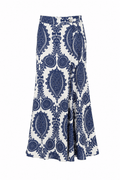 Pantalón Azul estampado - PA0175-AZS