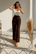 Pantalón beige con velcro - PA389-BES
