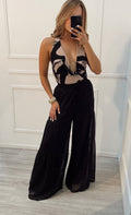 Pantalón negro ancho - PA899-S