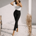 Pantalón Negro con Pinzas - PA1004-NES