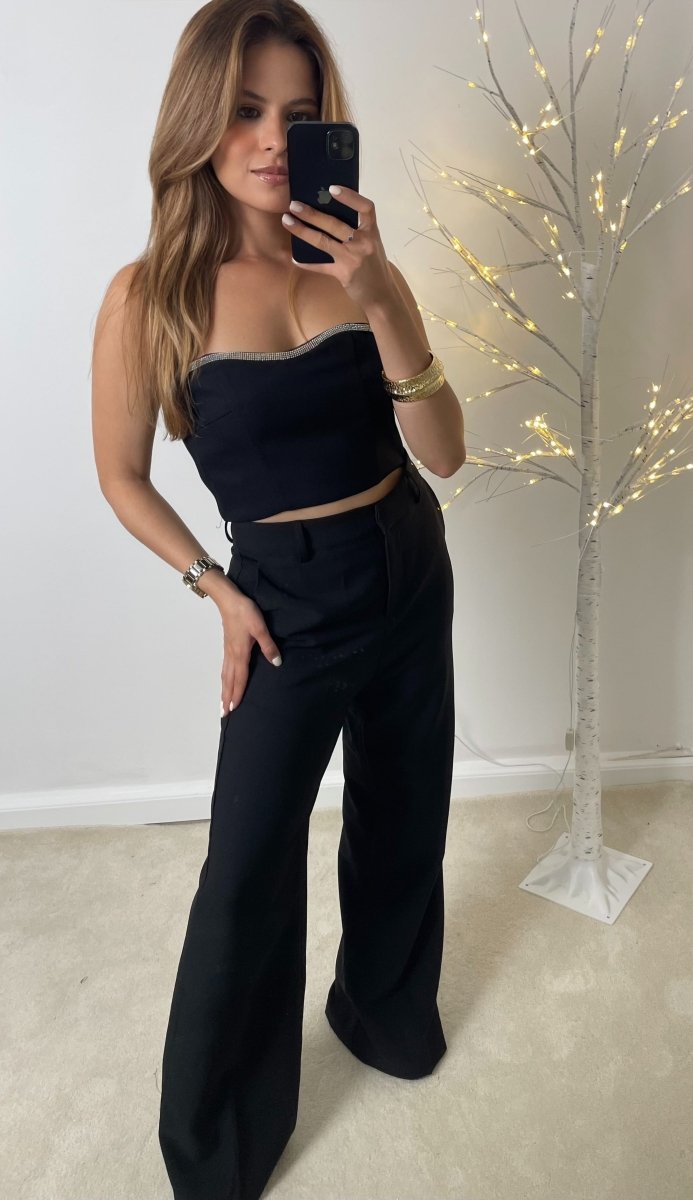 Pantalón Negro de vestir - PA9434-NES