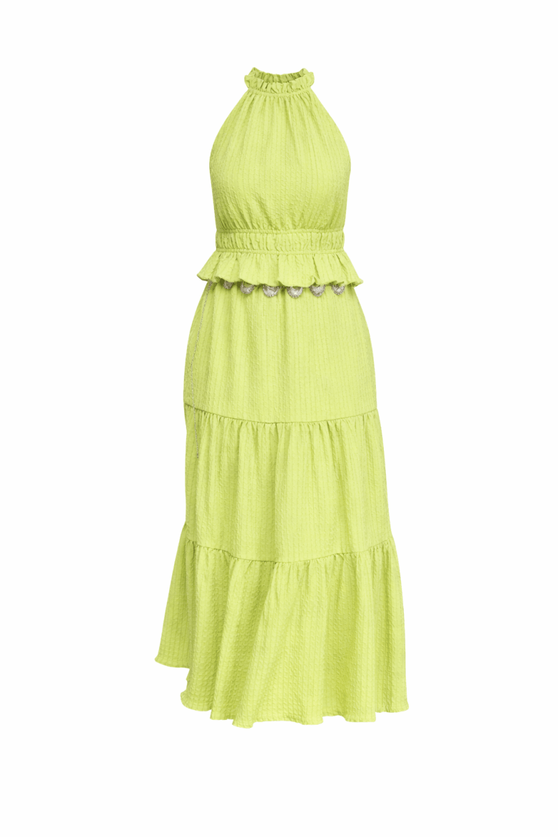 Set Verde Falda Plizada - SE6306-VES