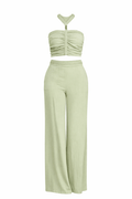 Set Verde Jade top pantalón - SE5343-VES