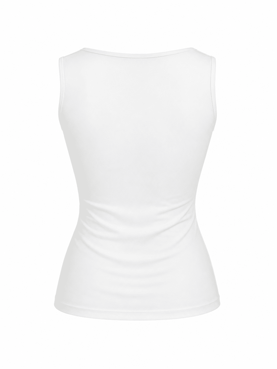 Top Blanco lycra fría - TP1012-BLS
