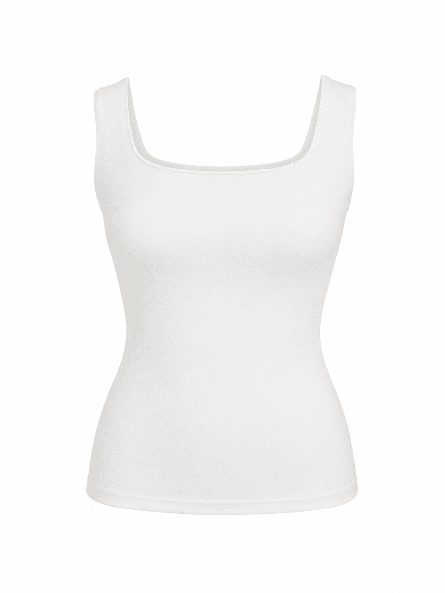 Top Blanco lycra fría - TP1012-BLS