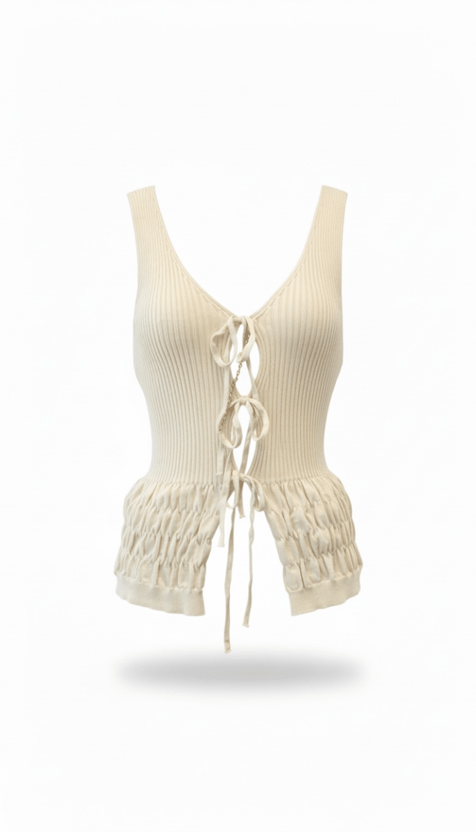 Top capri marfil - BL6009-BLS