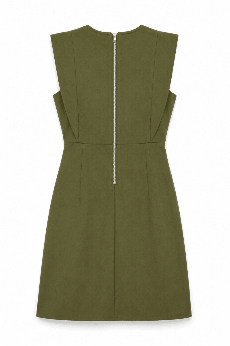 Vestido Verde 100% algodón - VE1306-VES