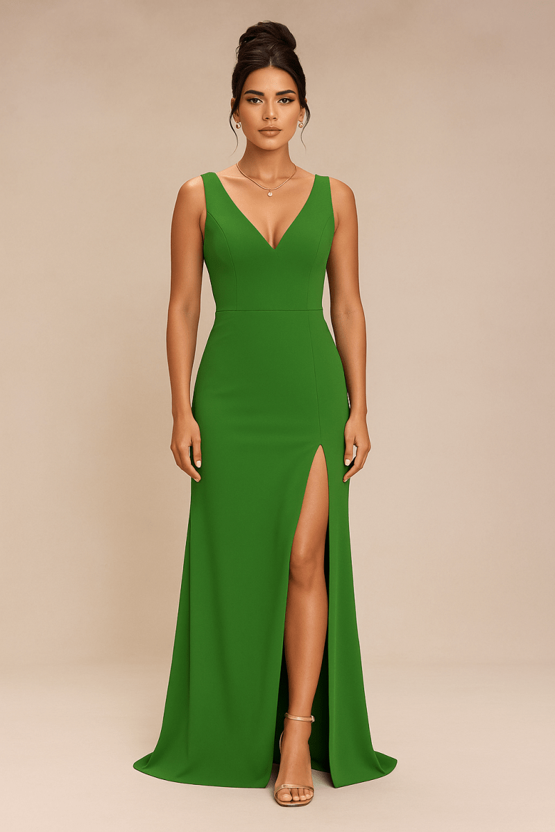 Vestido verde de gala - VE4501-VES