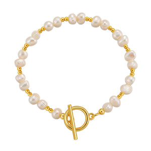 Pulsera de perlas vintage