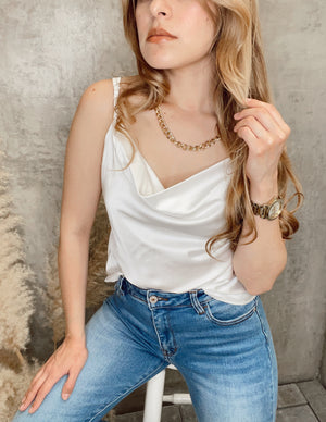 Blusa satín